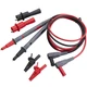 WGGE WG-011 Soft Silicone Test Lead and Safety Alligator Clips,Multimeter Test L