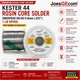 Kester 44 Rosin Core Solder SN60PB40 60/40 0.8mm .031" 1 lb Spool 24-6040-0027