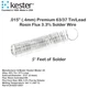 63/37 Tin/Lead Solder Wire Rosin Flux Core 3% Kester 44 - .015&rdquo; (.4mm) - 5 Feet