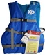 PFD X2O Universal Life Jacket Adult 2X 3X Vest Preserver Type III Blue USCG NEW