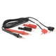 Simpson Electric 00125 Test Probe Lead, Banana Plug, 4 Ft., Silicone, Black, Red