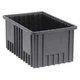 Quantum Storage Systems Dg92080co Polypropylene, Divider Box, Black, 16 1/2 In