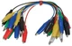 AT-CM05 Short Wire Alligator Clip Test Leads 12 Pack 6 Pack of 2