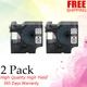2 PACK Label Tape For Dymo 45803 19mm Black on White Label Manager 360D/420P