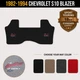 Heartbeat of America Logo Front Floor Mat for 82-94 S10 Blazer #AVY