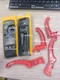 Fluke 376fc multimeter front and rear casing, rear casing with spring clip