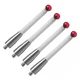 4PCS *D6*L50 Cmm Probe Tip For CMM Machine Tools Ceramic Stem A-5000-3709 New
