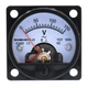 Baomain Analog Dial Panel Meter Voltmeter Gauge SO-45 AC 0-150V Round Black 