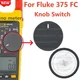 Knob Switch For Fluke 375 FC TRMS DC Clamp Meter Dial Selector Rotary Part NEW