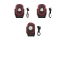 MAXXEON MXN00810 WorkStar Cyclops Rechargeable LED Area Work Light 3 PACK DEAL