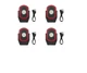 MAXXEON MXN00810 WorkStar Cyclops Rechargeable LED Area Work Light 4 PACK DEAL