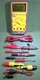 Lighty used UEI DM393 True RMS Digital Multimeter + Lots of New Accessories