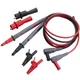 WGGE WG-011 Soft Silicone Test Lead and Safety Alligator Clips,Multimeter Test L