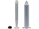 Jensen Global JGM5LL-20 - 5 cc Standard Clear Unassembled Manual Syringe -