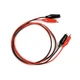 QTEATAK 3 Pairs 6 Units of Packaging Alligator Clips with Wires Test Cable...