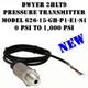 DWYER 2HLT9 - Pressure Transmitter: 0 psi to 1,000 psi, Model 626-15-GH-P1-E1-S1