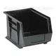 Quantum Storage Systems Qus239co Hang & Stack Storage Bin, Carbon Filled