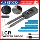 FNIRSI LCR-ST1 Smart Tweezer LCR SMD ESR Tester Ohm Capacitance Diode Test .,