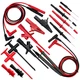 AideTek Automotive 9pcs silicone test leads kit Insulation crocodile clips 20169