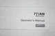 Fluke  77/AN Multimeter Operator's Manual