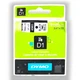DYMO D1 Label Cassette 45803 Black on White Polyester Tape 19mm x 7m Belgium