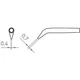 Weller T0054465299N Welding Tip Round Shape, 45&deg; Bias Cut RTW2 Dim