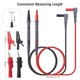 WGGE WG-011 Multimeter Test Lead Kit w/Silicone Leads&Alligator Clips CAT III/IV