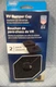 Camco 2 PACK  4-Inch RV Bumper Caps ~Easy Removal Durable Black Trailer/Camper
