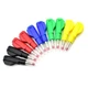 5Colors Retractable Sheath 4mm Banana Plug Male Stackable Wire Solder DIY Con...