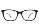 Marchon NYC Eyeglasses Frames M-5009 001 Black Gold Square Full Rim 53-17-140