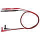 Milwaukee 49-77-1001 1000V/10A Replacement Electrical Test Lead Set, Black & Red
