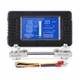 DC Battery Monitor LCD Display 100A Shunt Volt Amp Meter For RV Car Solar System