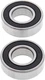 DEEG 2 PCS 25mm Wheel Bearing Seal Kit-Front for Harley FLHTC Electra 25MM 