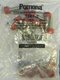 NEW Pomona 1581-2 Red Panel Mount Banana Jacks