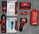 Huge Milwaukee Tool Lot Clamp Meter CAT IV Voltage Tester IR Gun Hole Saws