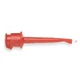 Pomona Electronics 3925-2-G/10P Minihookclip, Rd, 60V, 5A, Nylon, Pk10