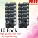 10 PK Compatible For Dymo 45803 19mm Black on White Label Manager 500TS/450D