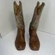 Nocona Women&rsquo;s SZ 5.5B Bluebonnet L5009 Brown Leather Square Toe Western  Boots