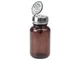 Menda 35741 - Pure-touch impact resistant amber glass bottle w/PFA stem, 4 oz