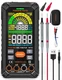 POROMETISTO Digital Multimeter Tester 10000 Counts TRMS, Smart Black, Orange 