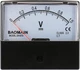 Baomain Voltmeter DH-670 DC 0-1V Rectangular Class 2.0 Analog Panel Volt Voltage