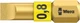 Wera Tools 5056172001 800/1 Bdc Bits, 0.8X5.5X25 MM, 1EA