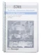 Texwipe TX5741 - TexWrite Cleanroom spiral notebook, 5.5 inch x 8.5 inch, 5/box