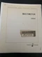 HP / Agilent 03465-90002 Multimeter 3465A Operating & Service Manual Binder