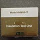 Omega HHM59-IT Insulation Test Unit Tester with Case