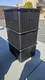 Quantum 22 1/2" x 17 1/2" x 12" Black Conductive Dividable Grid Container &times;3