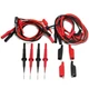 2 Sets Aidetek Teat leads for FLUKE EXTECH TL809 Two alligator clips TLP20155 US