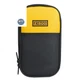 ZIBOO C35 Multimeter Meter Soft Case,Use 11.5cm x 5.5cm x 20cm, Yellow,Black