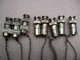 Pomona 3840-75 Brass BNC Male Terminator Plug, 75 ohms  lot of 8   Used