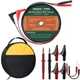 MAKEITPRO Retractable Test Leads 2 Wires 30FT 18AWG 10 in 1 Kit Black Red 